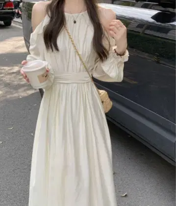 오프숄더 원피스