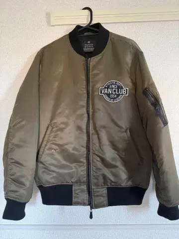 레어 VAN JACKET 다운 자켓 MA-1 카키