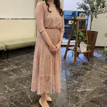 경사용 롱 드레스