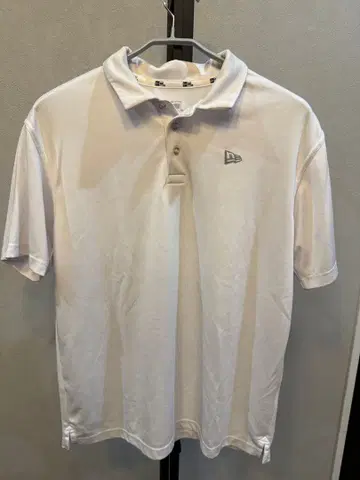 NEW ERA 피케 셔츠 X-LARGE 화이트