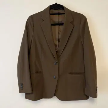 [ 새상품급 ] UNIQLO 릴랙스 테일러드 자켓 브라운 S 사이즈