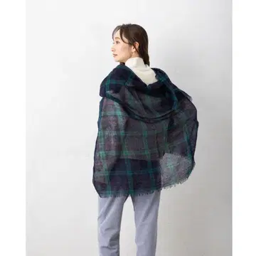 티에두르 내몽골산 알바스 캐시미어 100% 포근한 에어리 스톨