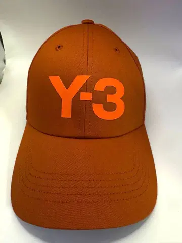 Y-3 오렌지 로고 캡