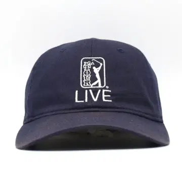 PGA 투어 LIVE PUMA 푸마 자수 캡 퇴색 네이비 구제 의류