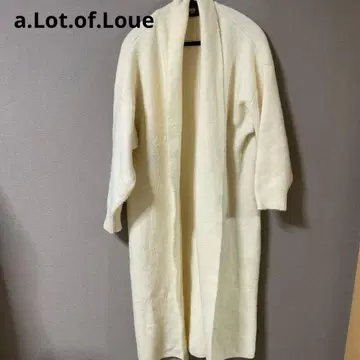 a.Lot.of.Loue 아이보리 니트 롱 가디건 355