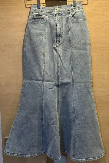 SNIDEL 머메이드 데님 스커트