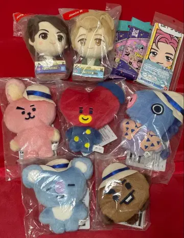 BT21 TinyTAN 제일복권 봉제 인형 마스코트 세트