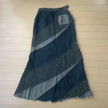 90s 초 레어 [ BETTY'S BLUE ] 데님 롱 스커트 빈티지