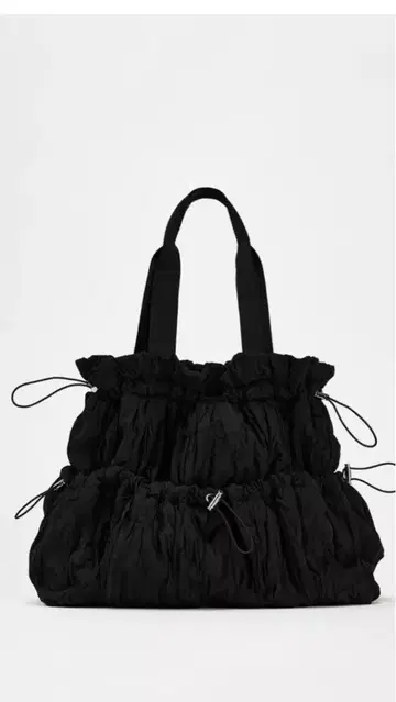 ZARA 개더 숄더백