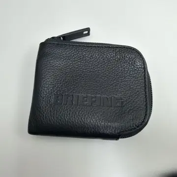 BRIEFING 브리핑 블랙 가죽 지갑