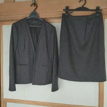 ESPRITMUR 셋업 그레이 스커트 자켓
