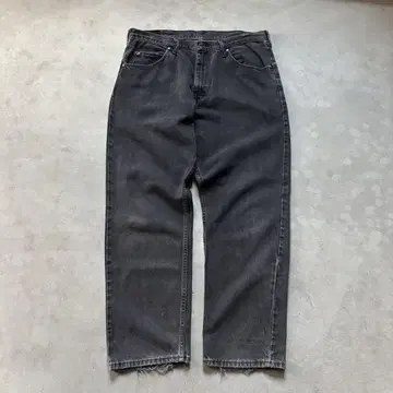 랭글러 Wrangler 블랙 데님 와이드