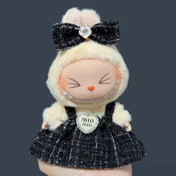 LABUBU 라부부 누이 의류 원피스 리본 세트 17cm