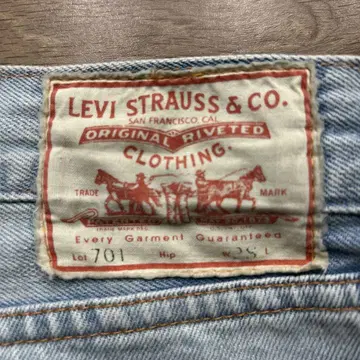 LEVI 701 라이트 블루 데님