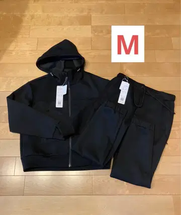 M 사이즈 LIFE work Design 워셔블 풀 집업 후드티 셋업