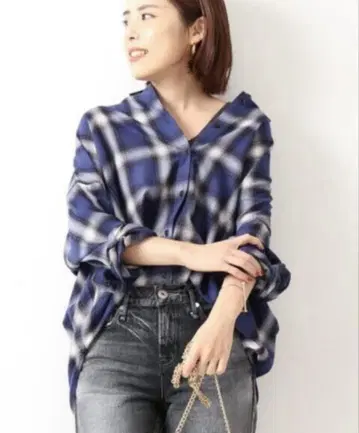 스픽앤스팬 플란넬 체크 셔츠 스픽 앤 스팬