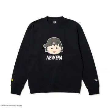 쭈리 맨투맨 크루넥 마루코는 아홉살 블랙 XL