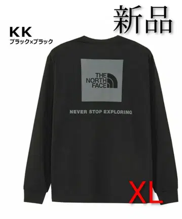 THE NORTH FACE 롱 슬리브 T셔츠 XL 블랙