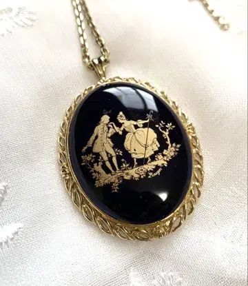 프랑스 LIMOGES CASTEL 리모주 골드 체인 목걸이