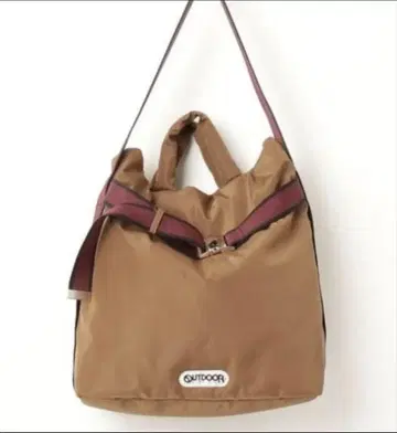 OUTDOOR 브라운 숄더백