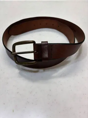 이탈리아제 L.L.Bean 벨트 천연 가죽 두꺼운 가죽
