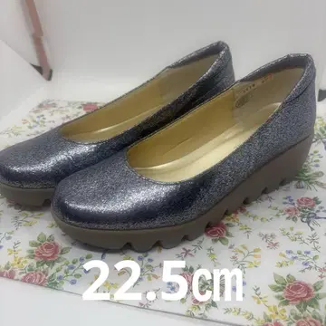 22.5cm 힐즈아베뉴 웨이브 밑창 펌프스 통굽