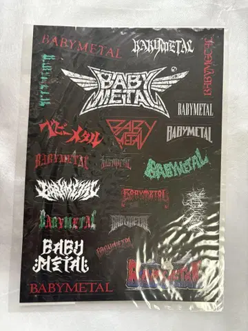 BABYMETAL 로고 스티커 시트