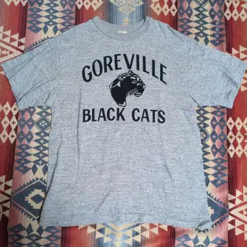 웨어하우스 4601 GOREVILLE BLACK CATS 티셔츠 M