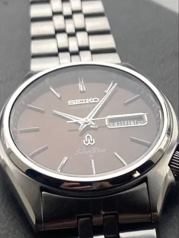 세이코 SEIKO 실버 웨이브 컨디션 최상 앤티크