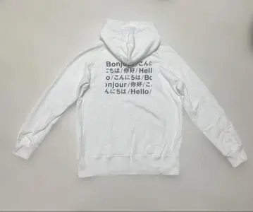 sacai 헬로우 사카이 맨투맨 후드 부착 후드티