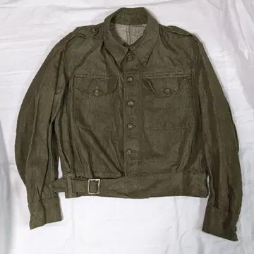 [민트급 컨디션] 영국군 그린 데님 배틀 드레스 사이즈 6