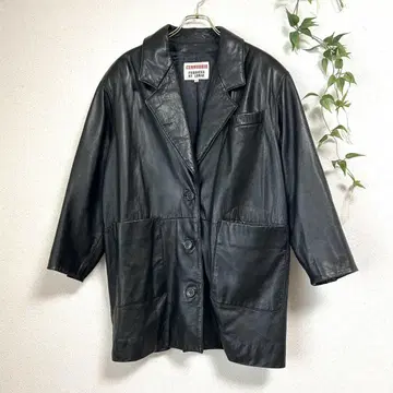 루나르사 최고급 양가죽 100% 큐프라 일본제 레더 코트 F 오더 제품