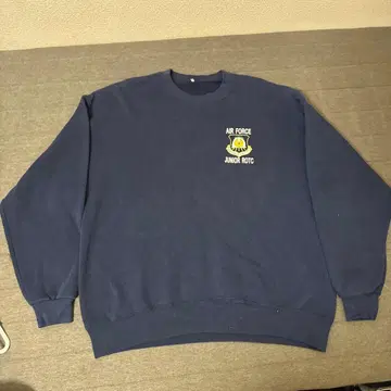 90s 00s 에어 포스 주니어 ROTC 네이비 맨투맨