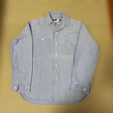 Engineered Garments 라이트 블루 데님 긴팔 셔츠