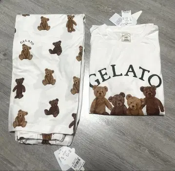 젤라또피케 곰 파자마 상하의 2세트