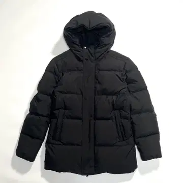 울 LIMONTA 리몬타 컬러 다운 후데트 블랙 M 23년제