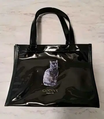 GODIVA 토트백 블랙 고양이 2024
