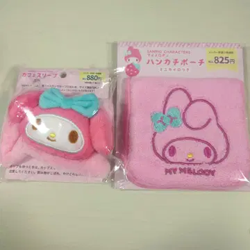 마이멜로디 카페 슬리브 손수건 파우치
