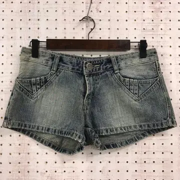 00s 맥브링 그런지 구제 의류 d+B 워시 데님 숏팬츠
