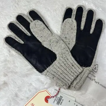 새상품 Abercrombie & Fitch 장갑 L/XL 그레이/블랙
