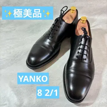 새상품급 YANKO 스트레이트 팁 블랙