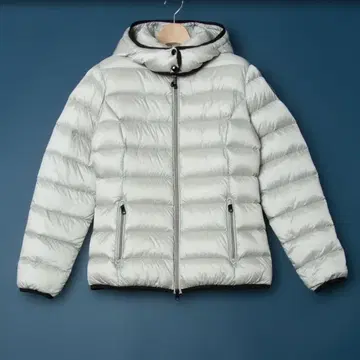 CAPEHONE 후드 다운 자켓 코트 그레이 실버