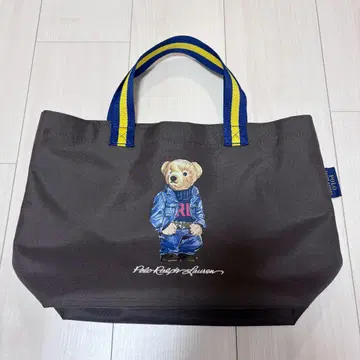 랄프 로렌 폴로베어 토트백 브라운