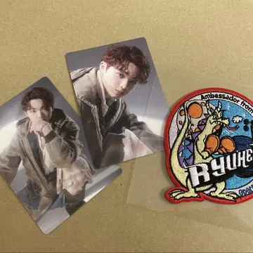 BE:FIRST RYUHEI 3종 세트 카드 와펜