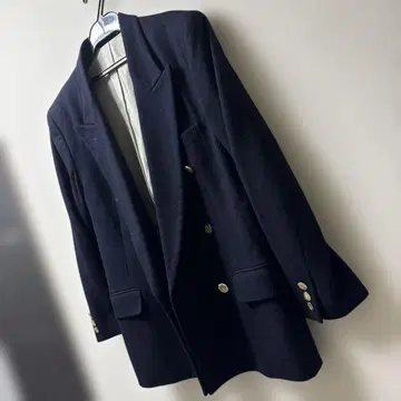 NEWYORKER 네이비 골드 버튼 더블
