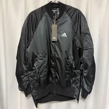 새상품 adidas 충전솜 블루종 자켓 MA-1 블랙 L 봄버