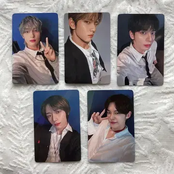 TXTKpop 나라 미국 한정판 트레이딩 카드 전원 5장