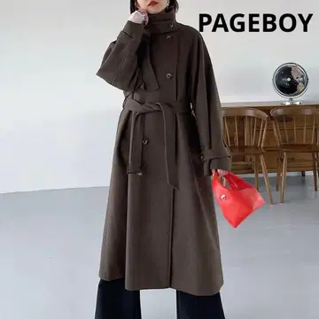 PAGEBOY 2WAY 윙 요크 트렌치코트