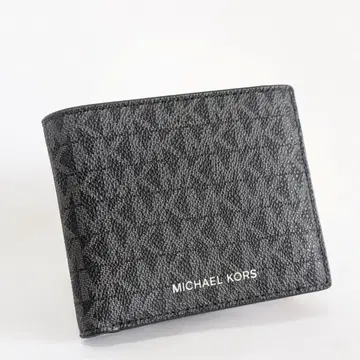 [ 미사용 새상품 ] Michael Kors 접이식 지갑 이단 블랙
