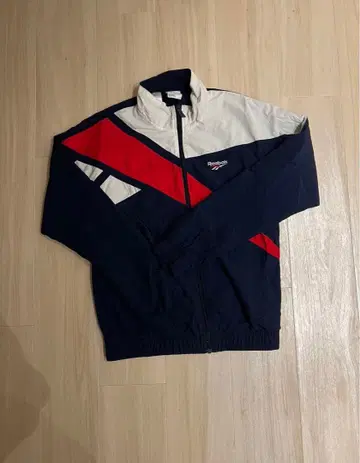 Reebok 나일론 자켓 네이비/레드/화이트
